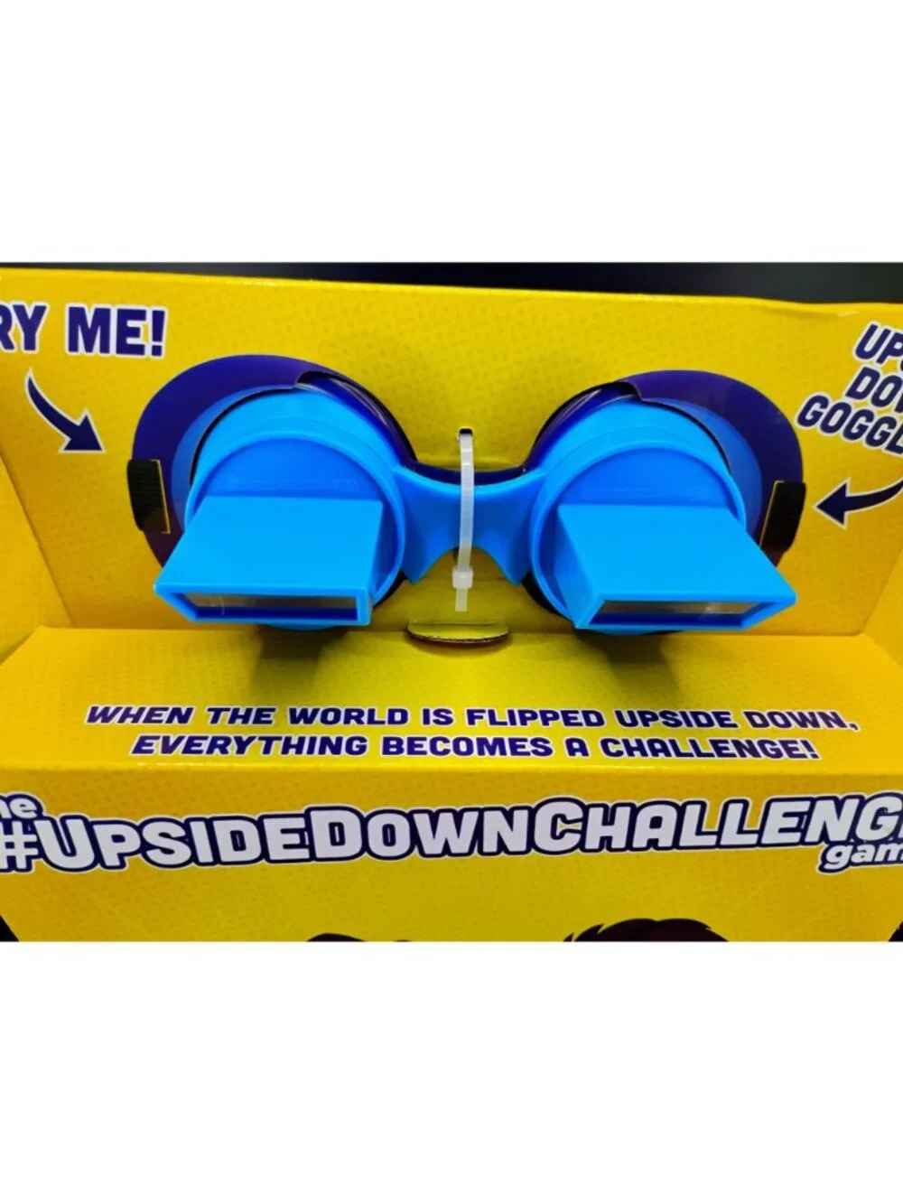 The Upside Down Challenge Game With Goggles & Challenge Cards